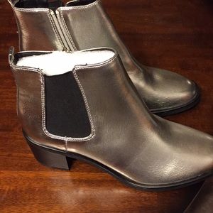 Silver Boots Libby Edelman